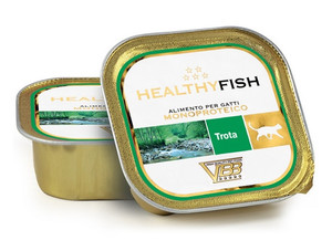 Healthy Fish Monoproteinic Trout Wet Food for Cats 100g