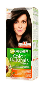 Garnier Color Naturals Permanent Colour Cream no. 4.00 Deep Dark Brown