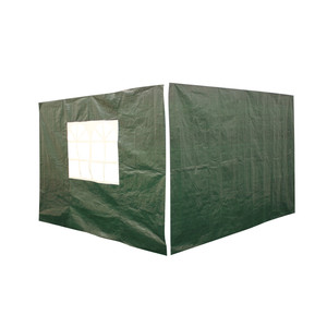 Wall for Gazebo Suhali 3x3 m, green, 2-pack