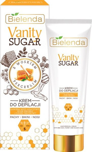 Bielenda Vanity Sugar Hair Removal Cream with Beeswax Bikini, Armpits, Legs 100ml