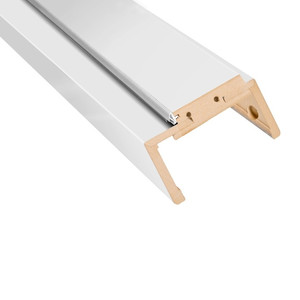 Door Frame Header 80-95 mm 70, for non-rebated door, white