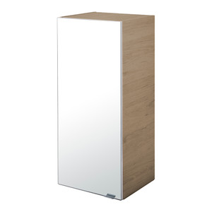 Bathroom Mirrored Wall Cabinet GoodHome Imandra 40x90x36cm, wood