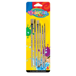 Colorino Kids School Paint Brushes 5pcs
