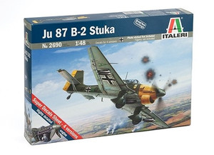 Italeri Plastic Model Junkers JU-87B Stuka 12+