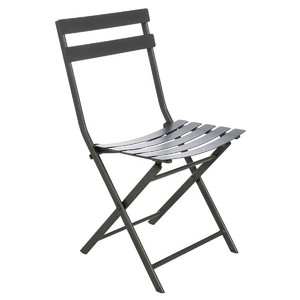 Hesperide Folding Garden Chair Greensboro, graphite