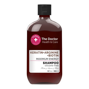 THE DOCTOR Health & Care Keratin + Arginine + Biotin Maximum Energy Shampoo 355 ml