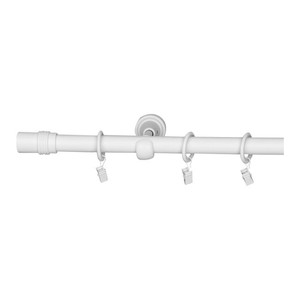 Curtain Rod GoodHome Anafi 19 mm 200 cm, matt white