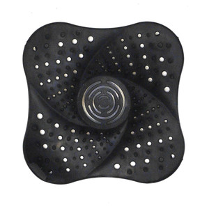 Silicone Drain Strainer, black