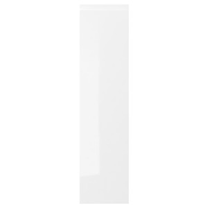 VOXTORP Door, high-gloss white, 20x80 cm