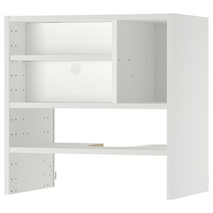 METOD Wall cb frm f b-in extractor hood, white, 60x37x60 cm