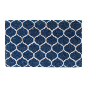 Colours Door Mat Aile 45 x 75 cm, blue