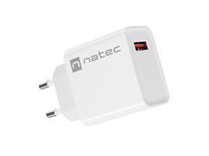 Natec USB Wall Charger EU Plug Ribera EU Plug 1x USB-A, black