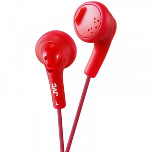 JVC Gumy Earphones HA-F160, red