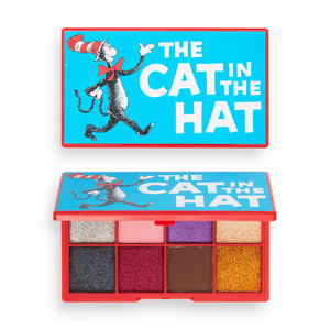 I Heart Revolution x Dr. Seuss Cat in The Hat Eyeshadow Palette Vegan