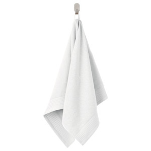 VINARN Hand towel, white, 50x100 cm