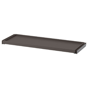 KOMPLEMENT Pull-out tray, dark grey, 100x35 cm