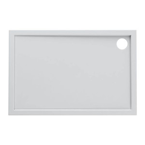 Acrylic Shower Tray Alta 80 x 120 x 4.5 cm, white