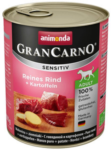 Animonda GranCarno Sensitiv Beef & Potatoes Dog Wet Food 800g