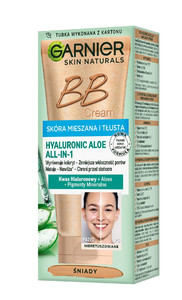 Garnier BB Cream Hyaluronic Aloe Mixed & Oily Skin Dark