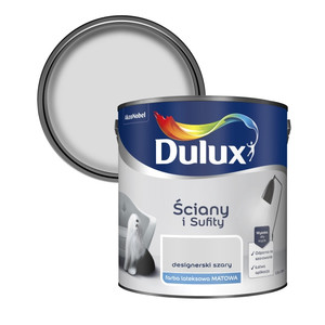 Dulux Walls & Ceilings Matt Latex Paint 2.5l designer grey