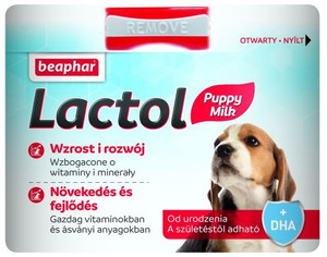 Beaphar Lactol Puppy Milk Complete Milk Replacement Feed for Newborn Puppies 250g