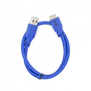 TB Cable USB 3.0-Micro 0.5 m, blue