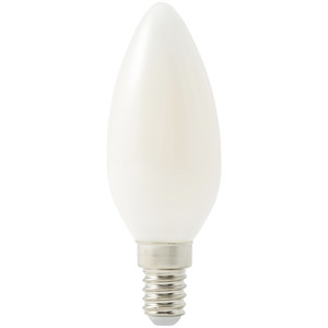 Diall LED Bulb B35 E14 4W 470lm, frosted, neutral white