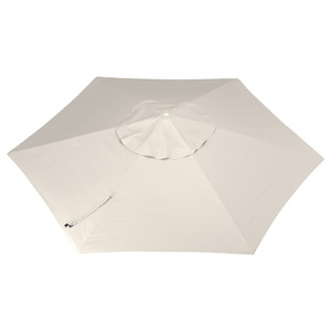 LINDÖJA Parasol canopy, light grey-beige, 300 cm