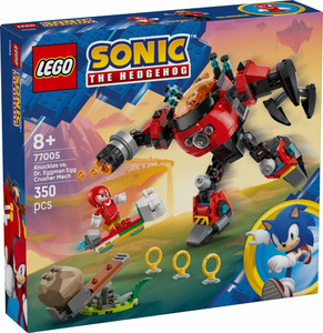 LEGO Sonic the Hedgehog Knuckles vs. Dr. Eggman Egg Crusher Mech 8+