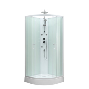 Hydromassage Shower Cabin Onega 85 cm, white