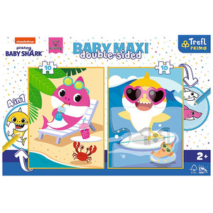 Trefl Primo Baby Maxi Puzzle Double-Sided 4in1 Baby Shark 2+