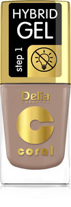 Delia Cosmetics Coral Hybrid Gel Nail Polish no. 83  11ml