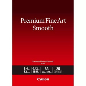 Canon Photo Paper Premium Fine Art Smooth A3 1711C014 25 Sheets