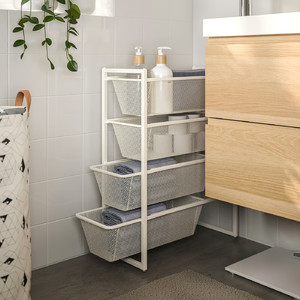 JONAXEL Frame with mesh baskets, 25x51x70 cm