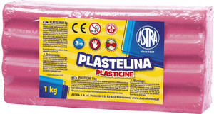 Astra Plasticine 1kg, light pink