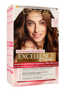 L'Oreal Excellence Creme Hair Dye 4.3 Golden Brown