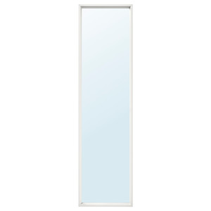 NISSEDAL Mirror, white, 40x150 cm