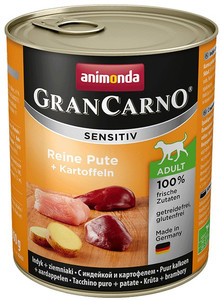 Animonda GranCarno Sensitiv Pure Turkey & Potatoes 800g