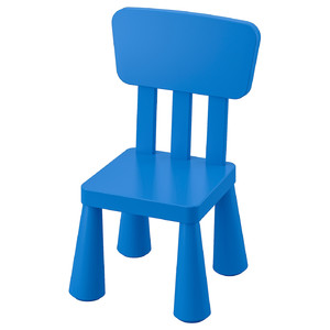 MAMMUT Children's chair, in/outdoor, blue