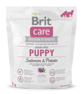 Brit Care Dog Food Grain Free Puppy Salmon & Potato 1kg