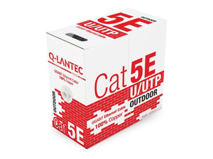Q-Lantec U/UTP cat.5e 4x2x24AWG Copper cable, PE OUTDOOR