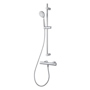 GoodHome Shower Set Cavally, thermostatic mixer