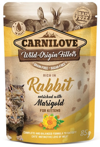 Carnilove Cat Food Rabbit & Marigold Kitten 85g