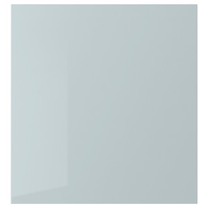 SELSVIKEN Door, high-gloss light grey-blue, 60x64 cm