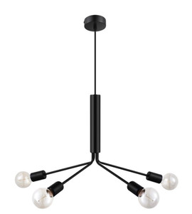 Pendant Lamp Ghlin 4-p E27, matt black