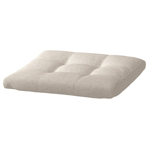 POÄNG Footstool cushion, Gunnared beige, 55x50 cm