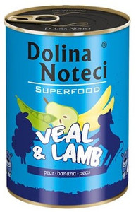 Dolina Noteci Superfood Dog Wet Food Veal & Lamb 400g