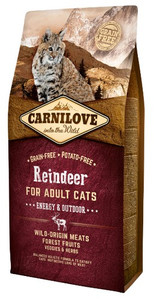 Carnilove Cat Reindeer Energy & Outdoor Dry Cat Food 6kg
