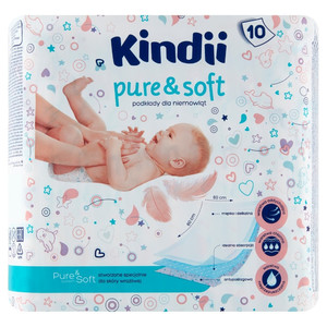 Kindii Pure & Soft Disposable Changing Pads 10pcs
