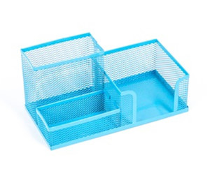 Desk Organizer, metal, blue